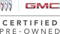 Buick GMC logo with a Certified Pre Owned Text