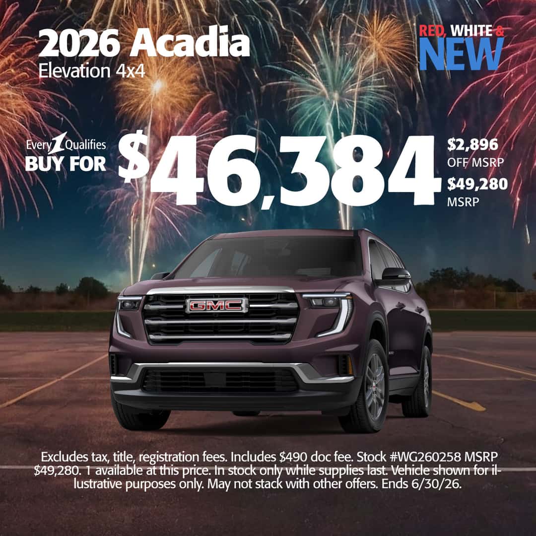 new vehicle specials