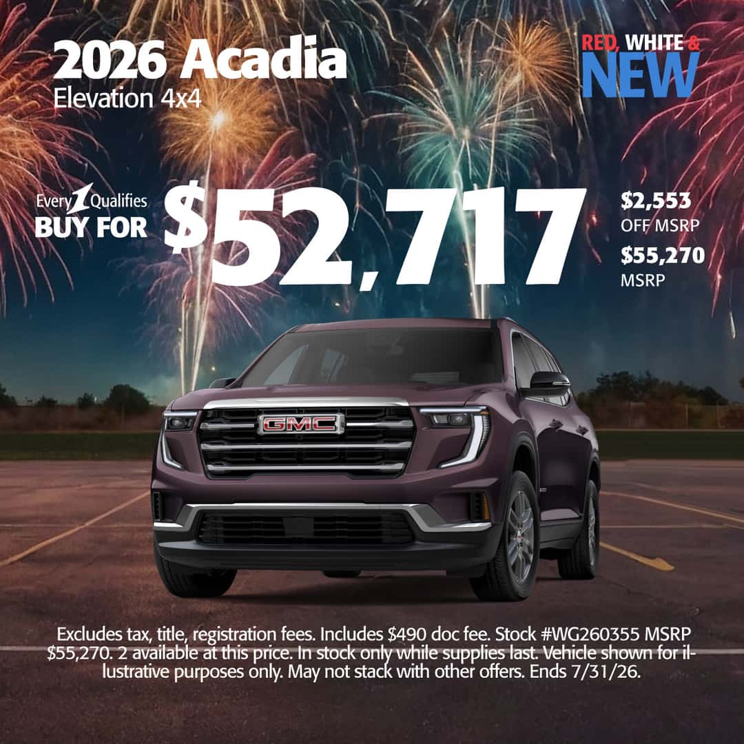 new vehicle specials