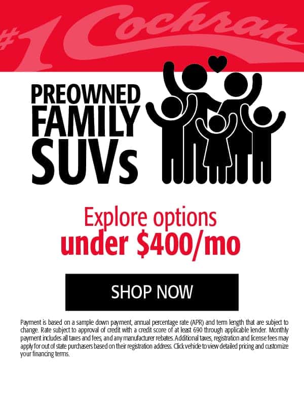 Preowned Family SUVs