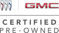 Buick GMC logo with a Certified Pre Owned Text