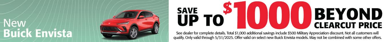 May 2025 Buick Envista Offer