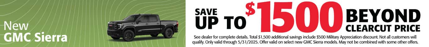May 2025 GMC Sierra Offer