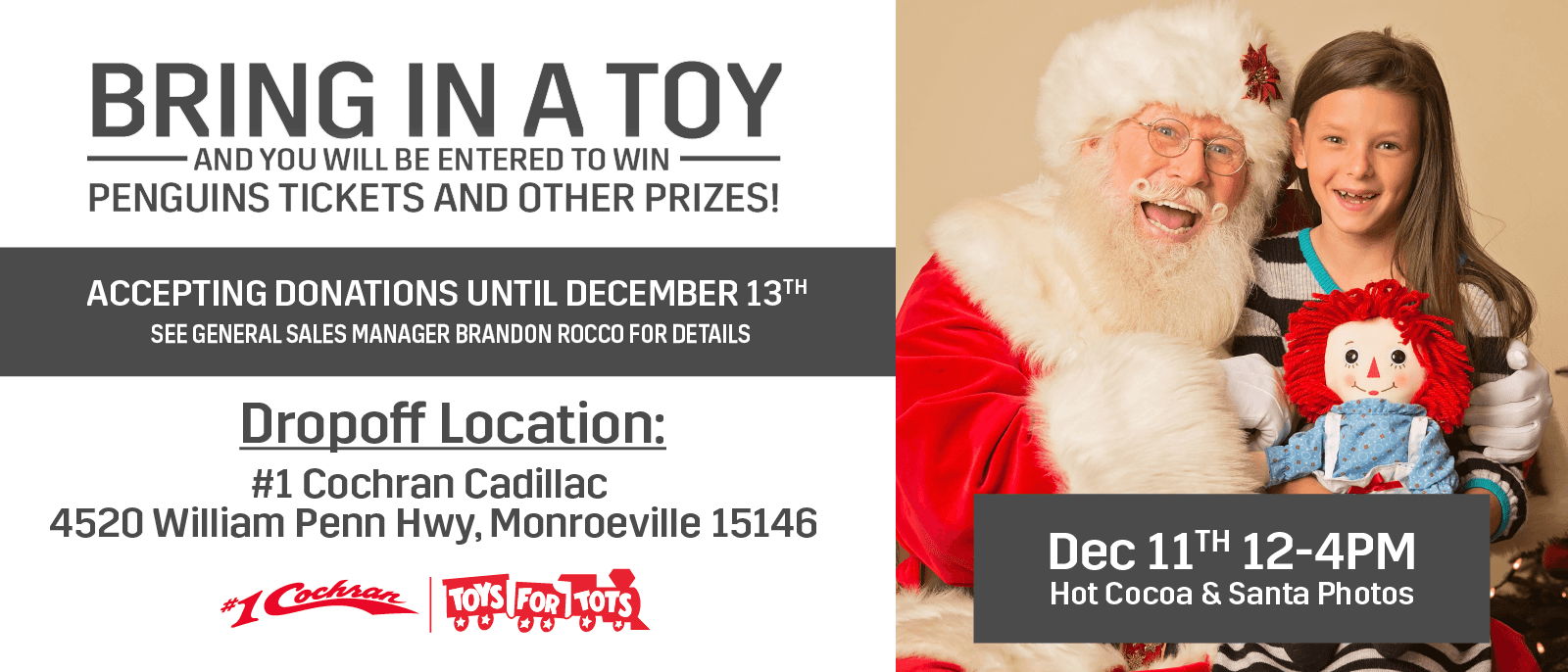 Toys for Tots Social_Cadillac CS Slide