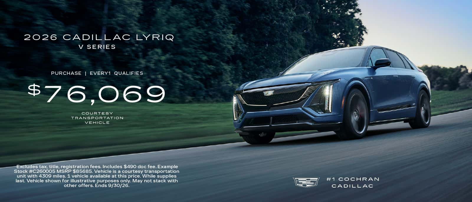 September Cadillac Special