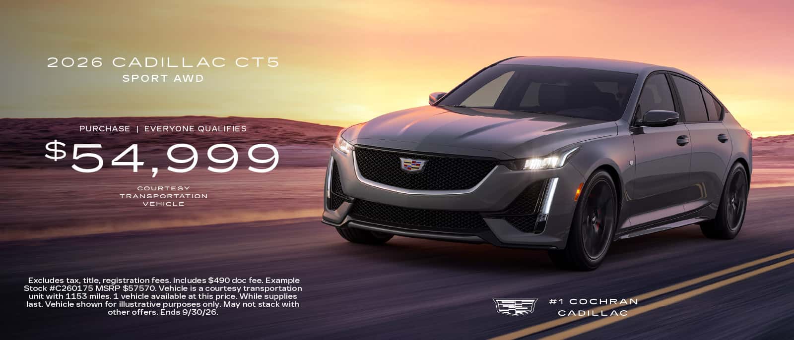 September Cadillac Special