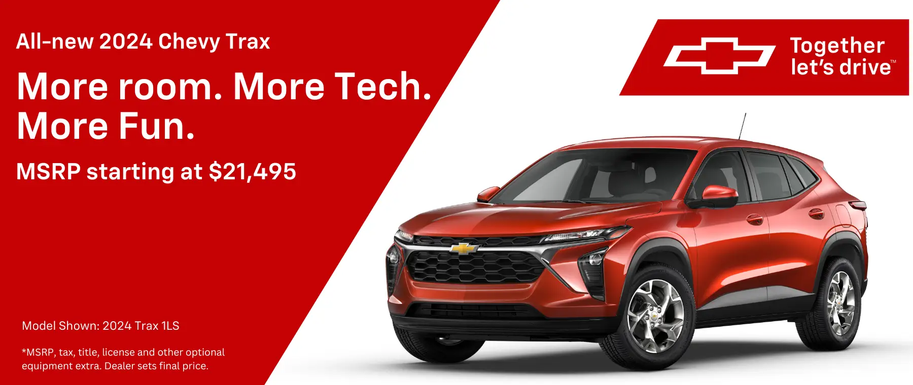 All-new 2024 Chevy Trax