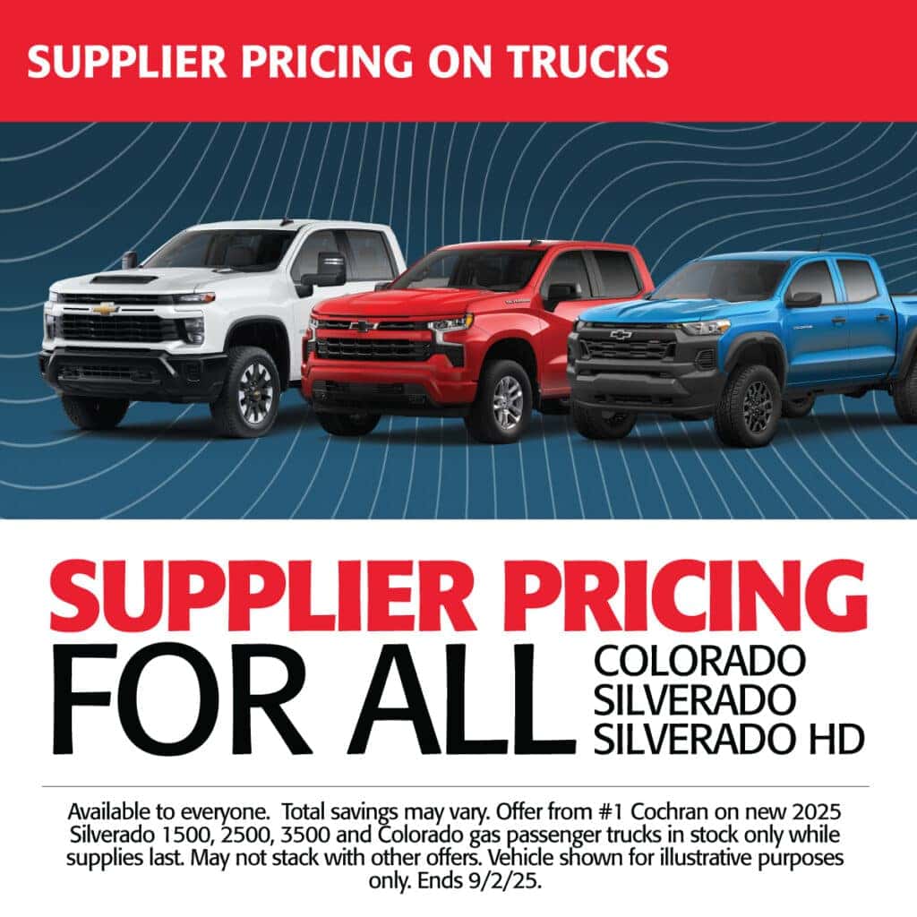 Supplier Pricing On Trucks