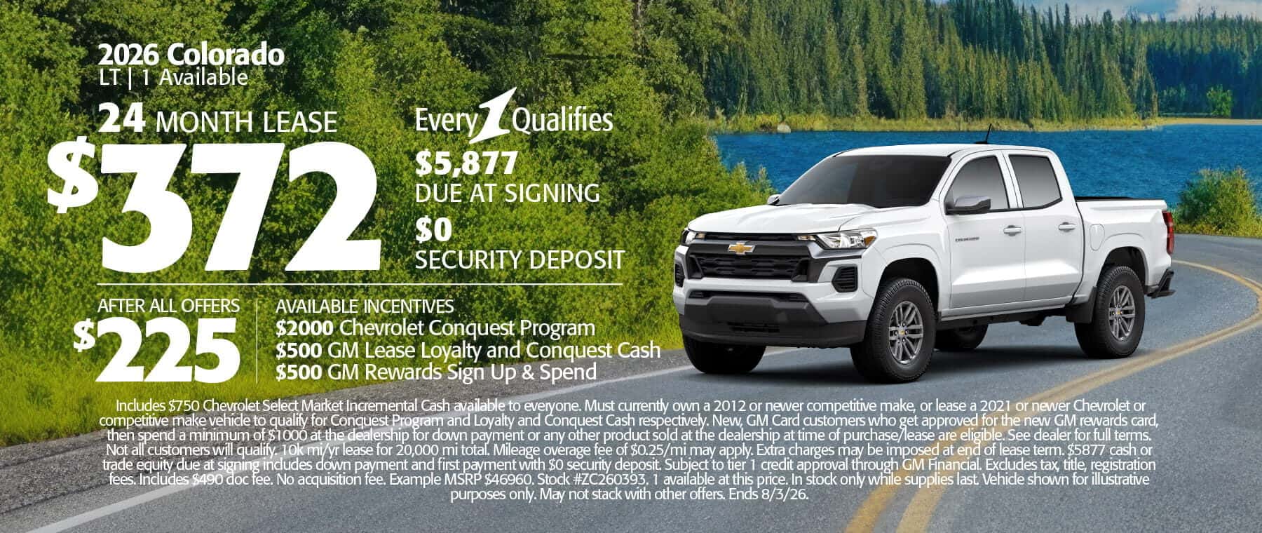 July Chevy Specials