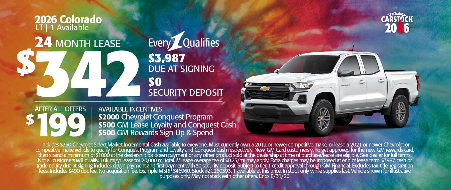 August Chevy Specials