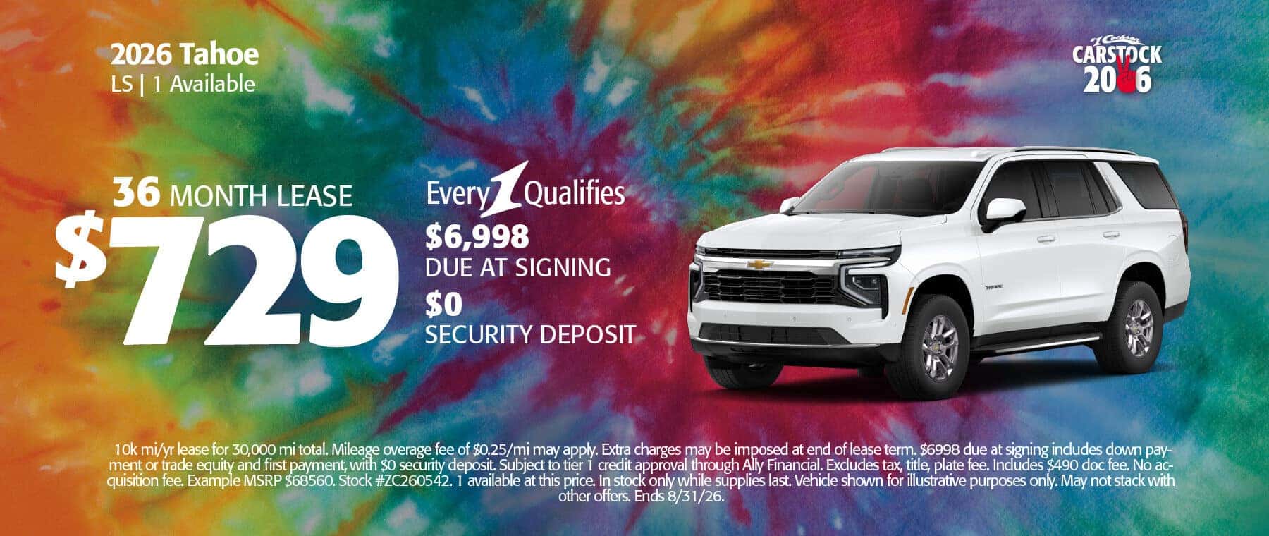 August Chevy Specials