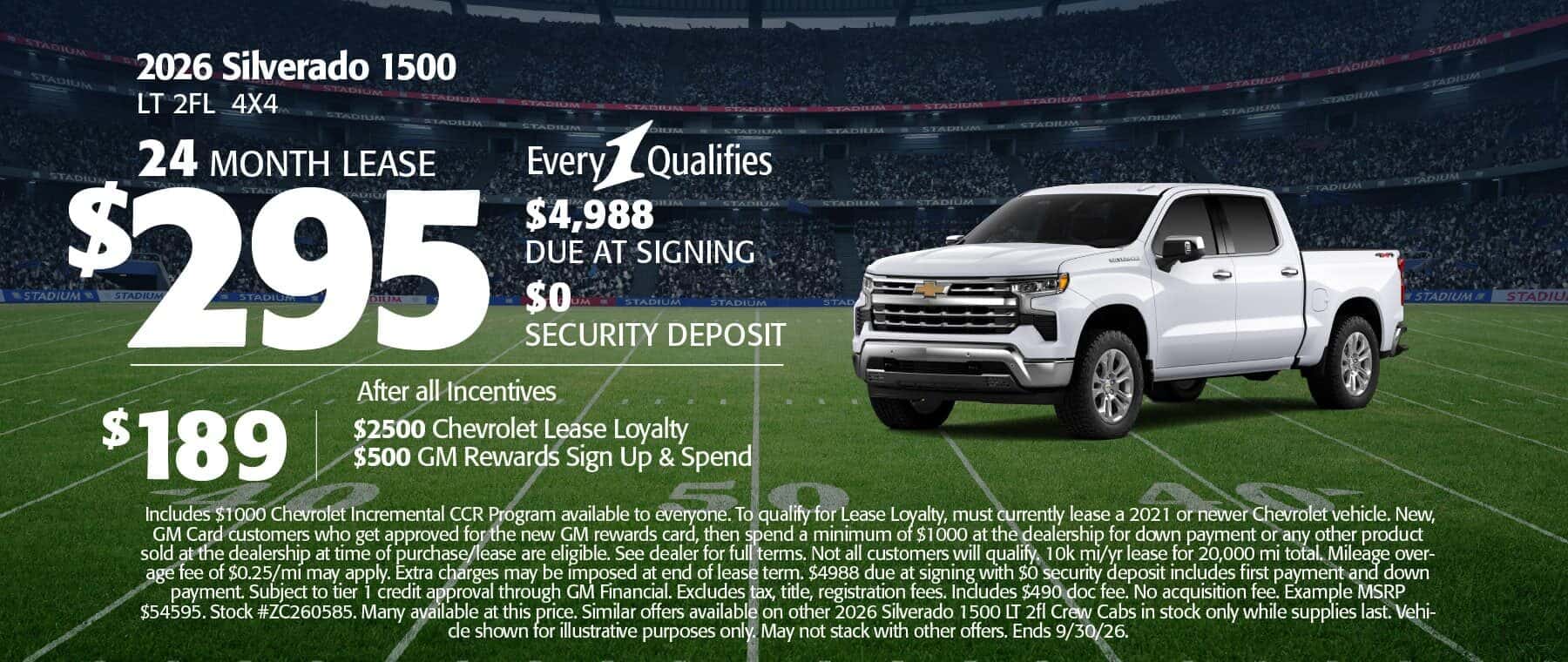 September Chevy Special