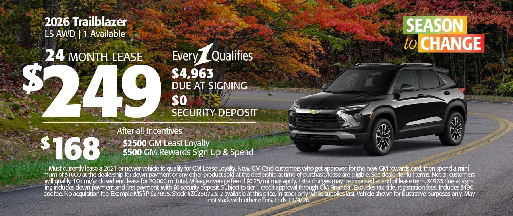 October Chevy Special