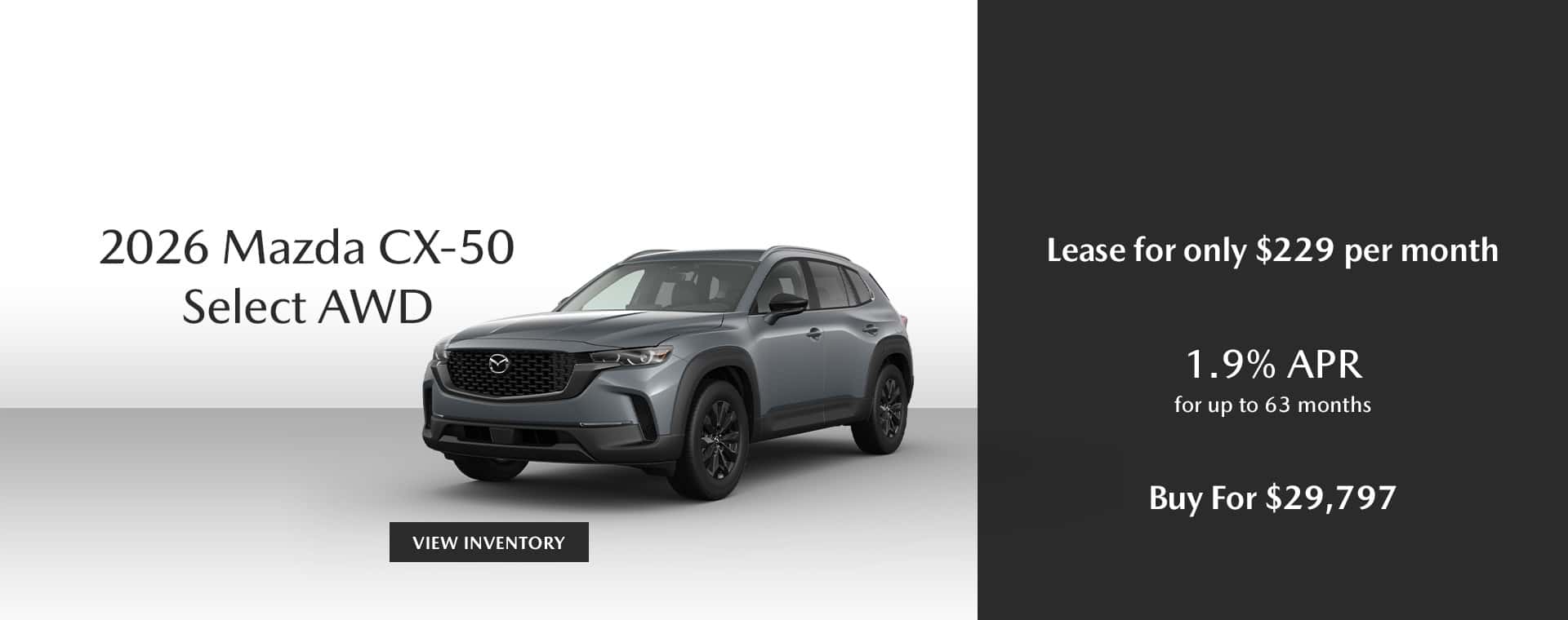 2026 Mazda CX-50 Lease Offer