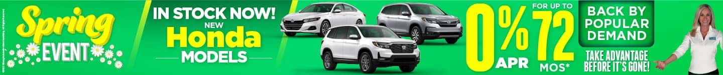 New Honda Models 0% APR for up to 72 months* | Act Now