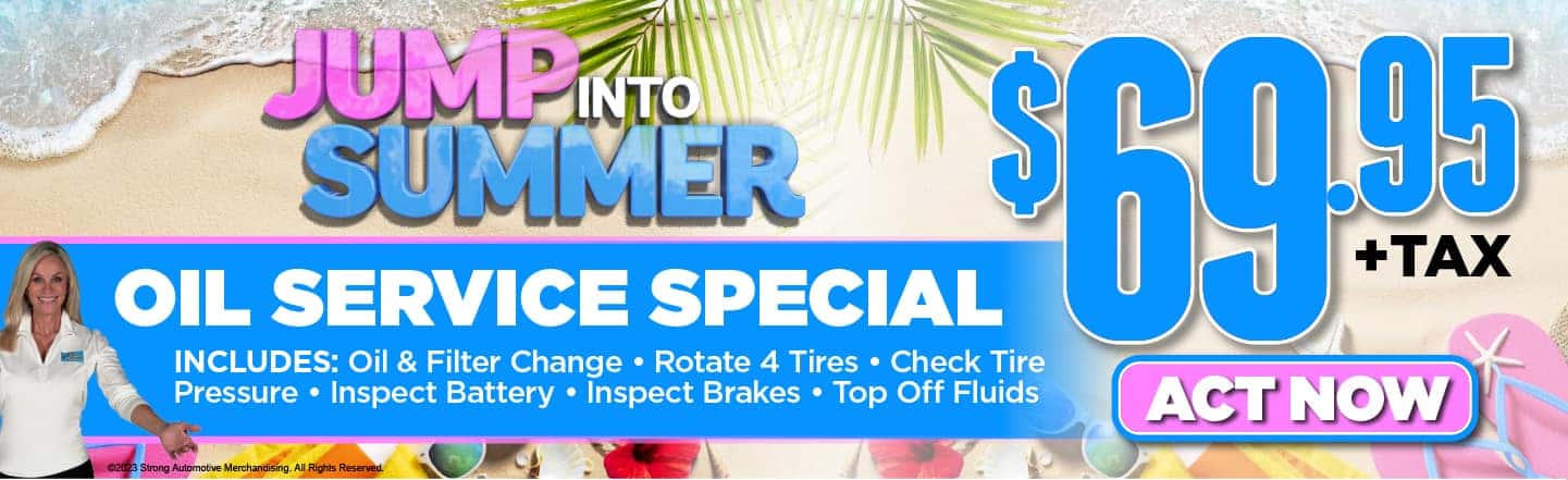 Oil Service Special - $69.95 - Act Now