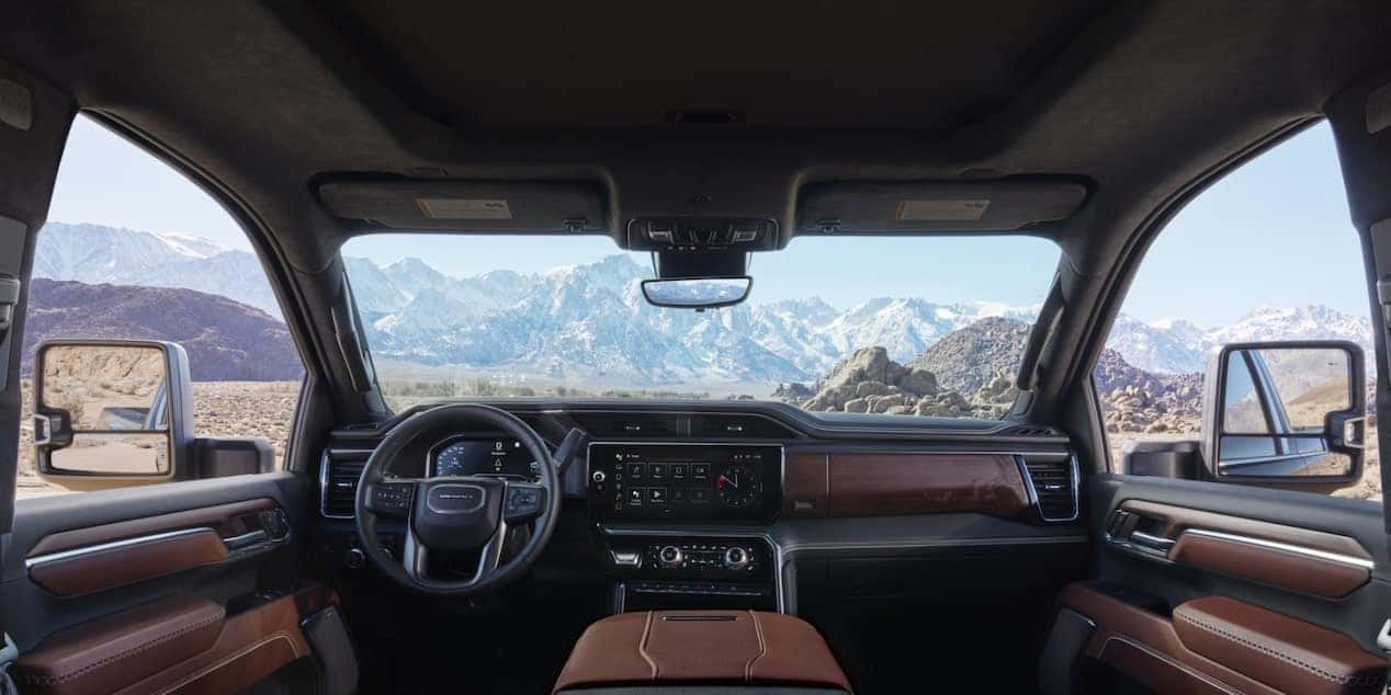 Front Interior View of the 2024 GMC Sierra 2500 HD