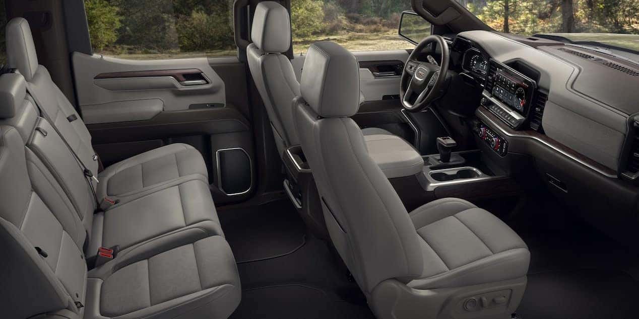 Aerial View of the Interior in the 2024 GMC Sierra 1500