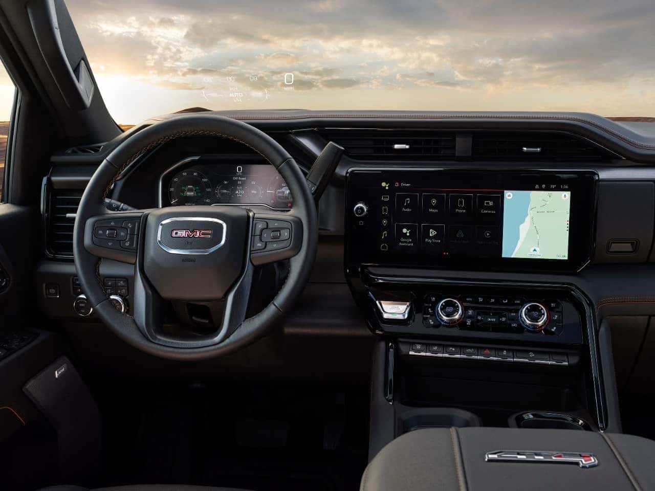 Front Interior View of the 2024 GMC Sierra 2500HD