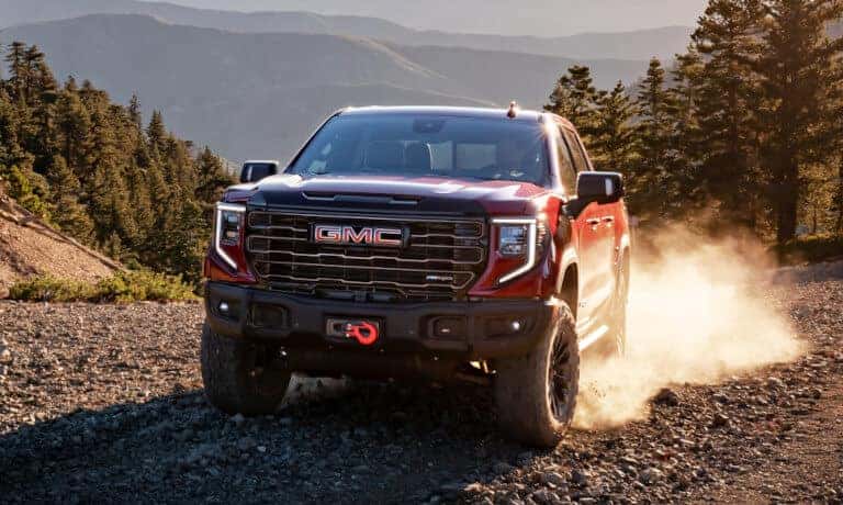 2025 GMC Sierra 1500 Exterior Driving On Gravel Road