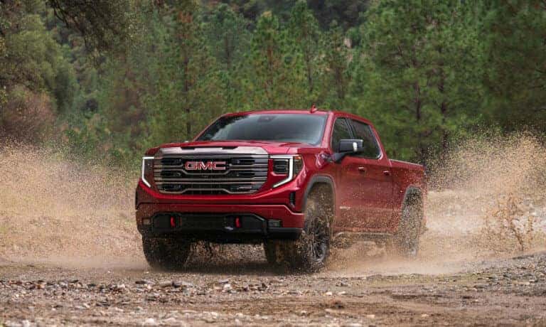 2025 GMC Sierra 1500 Exterior Driving Through Mud