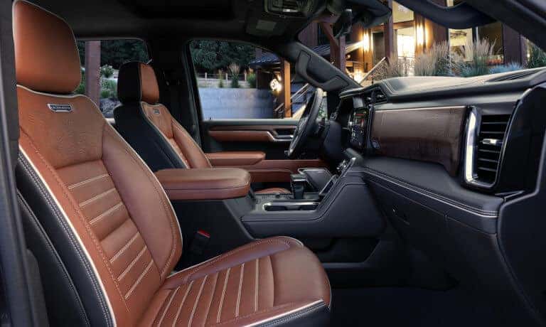 2025 GMC Sierra 1500 Interior Front Seats Side View
