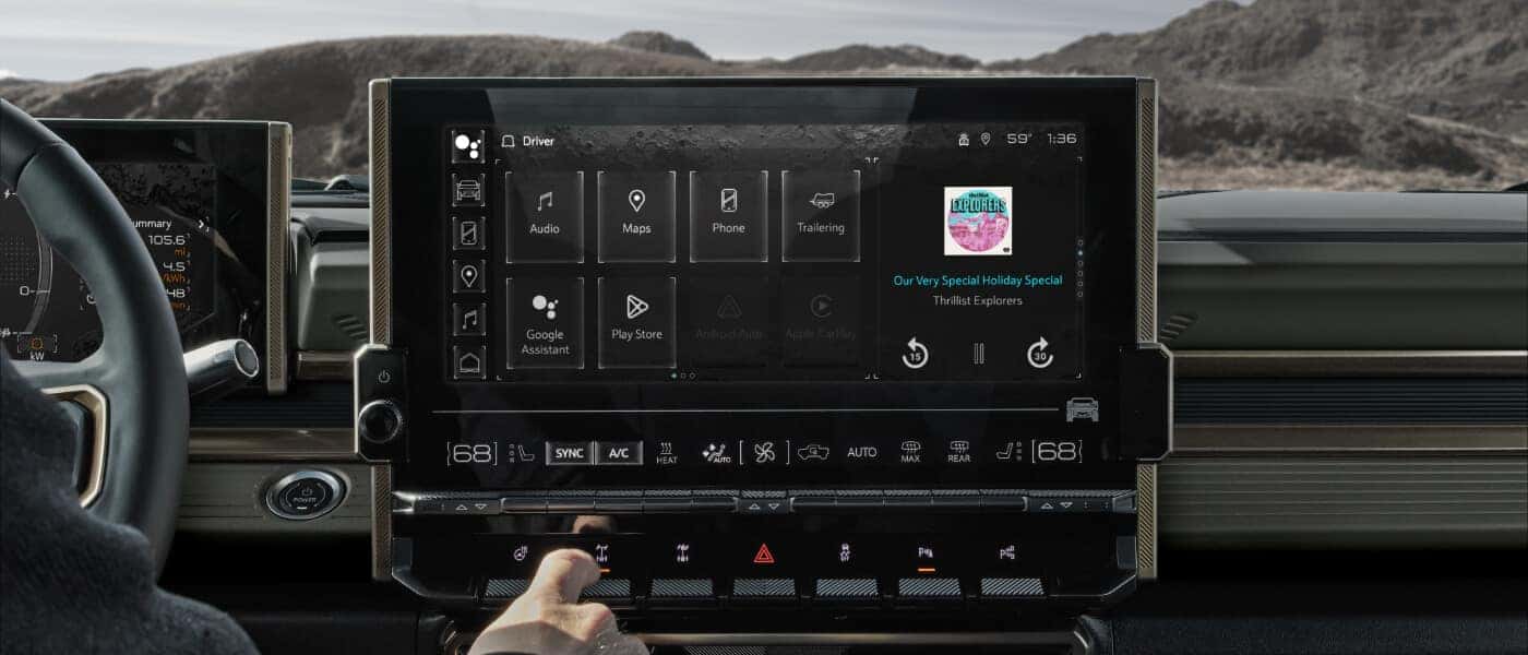 2025 GMC Hummer EV Pickup Interior Infotainment