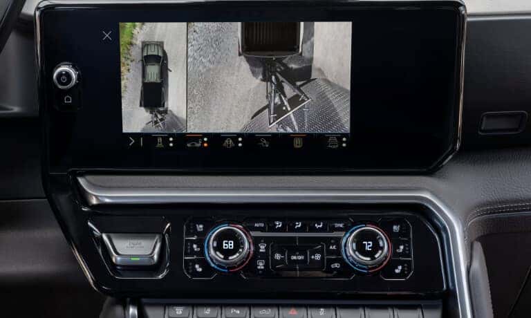 2025 GMC Sierra 3500 Interior Infortainment Hitch View