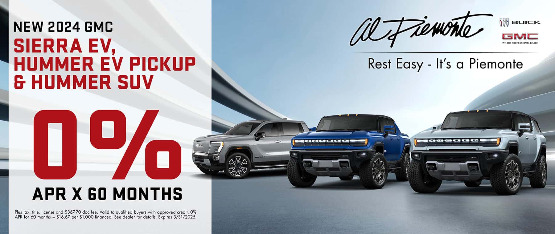 New 2024 GMC Sierra EV, Hummer EV | Al Piemonte Buick GMC