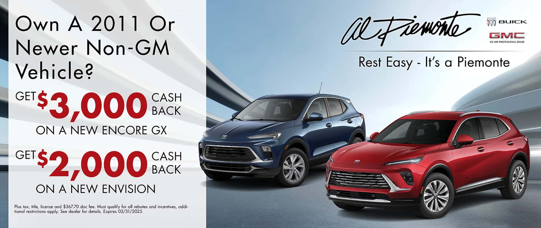 New Encore GX & New Envision | Al Piemonte