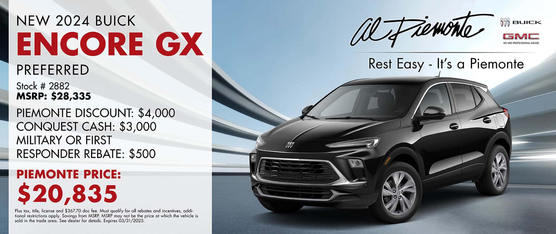 New 2024 Encore GX | Al Piemonte Buick GMC