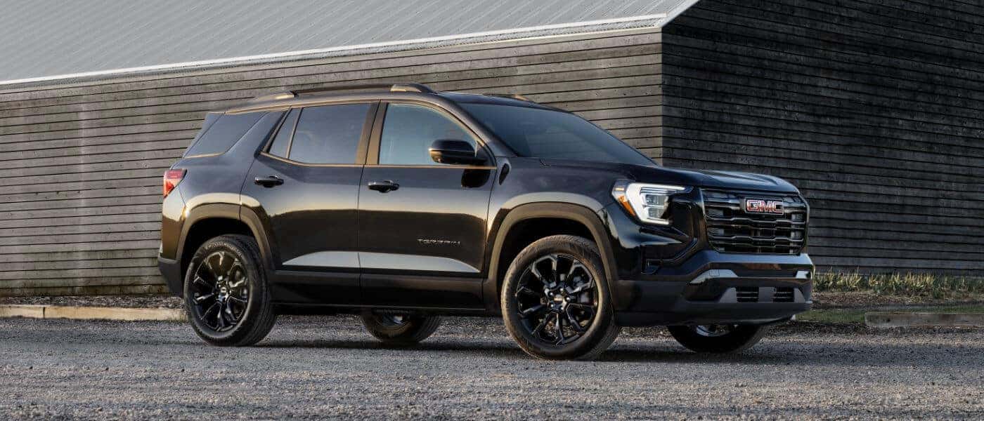 2025 GMC Terrain Exterior In Front Of Old Barn
