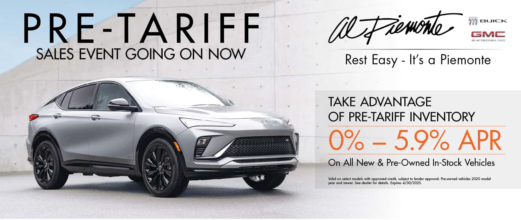 Pre-Tariff Inventory | Al Piemonte Buick GMC