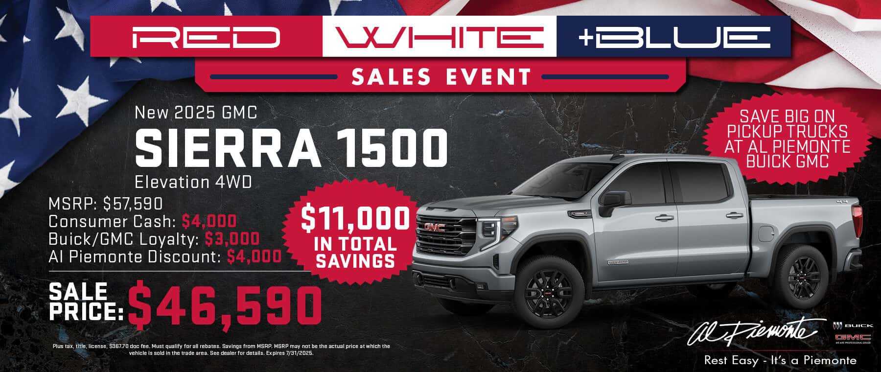 2025 GMC Sierra 1500 Buy Offer | Al Piemonte Buick GMC