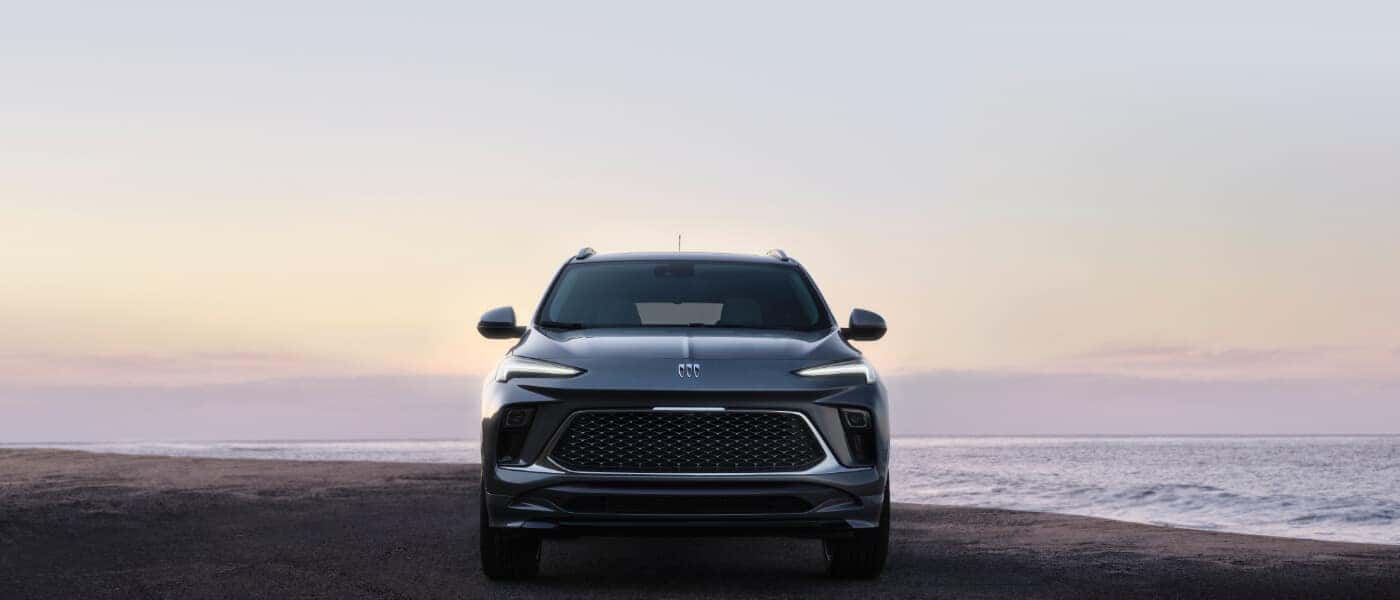 2026 Buick Encore GX Exterior Parked On A Beach Head On View