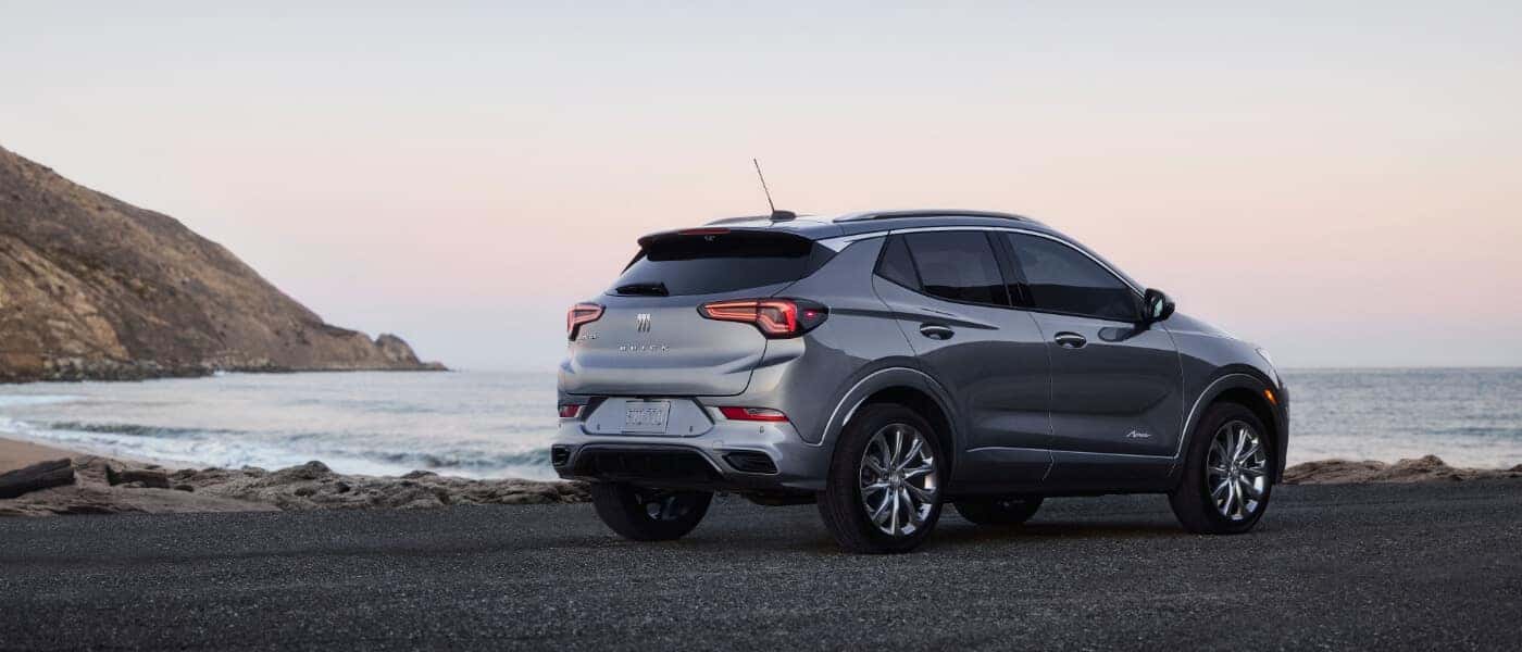 2026 Buick Encore GX Exterior Parked On A Beach Profile View