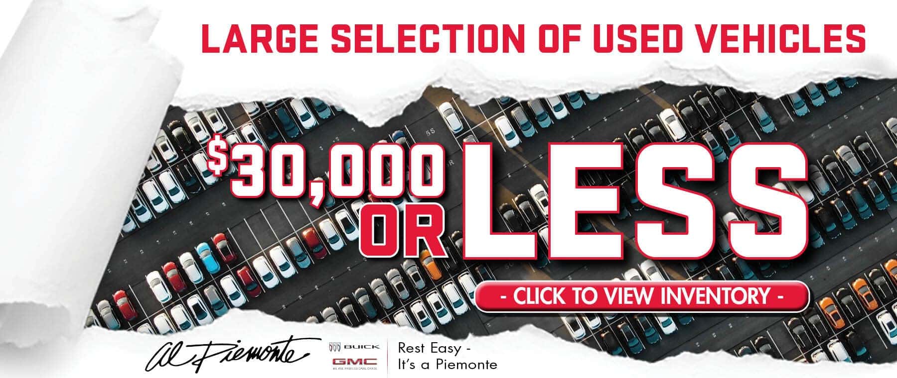 Large Selection of Used Vehicles | Al Piemonte Buick GMC