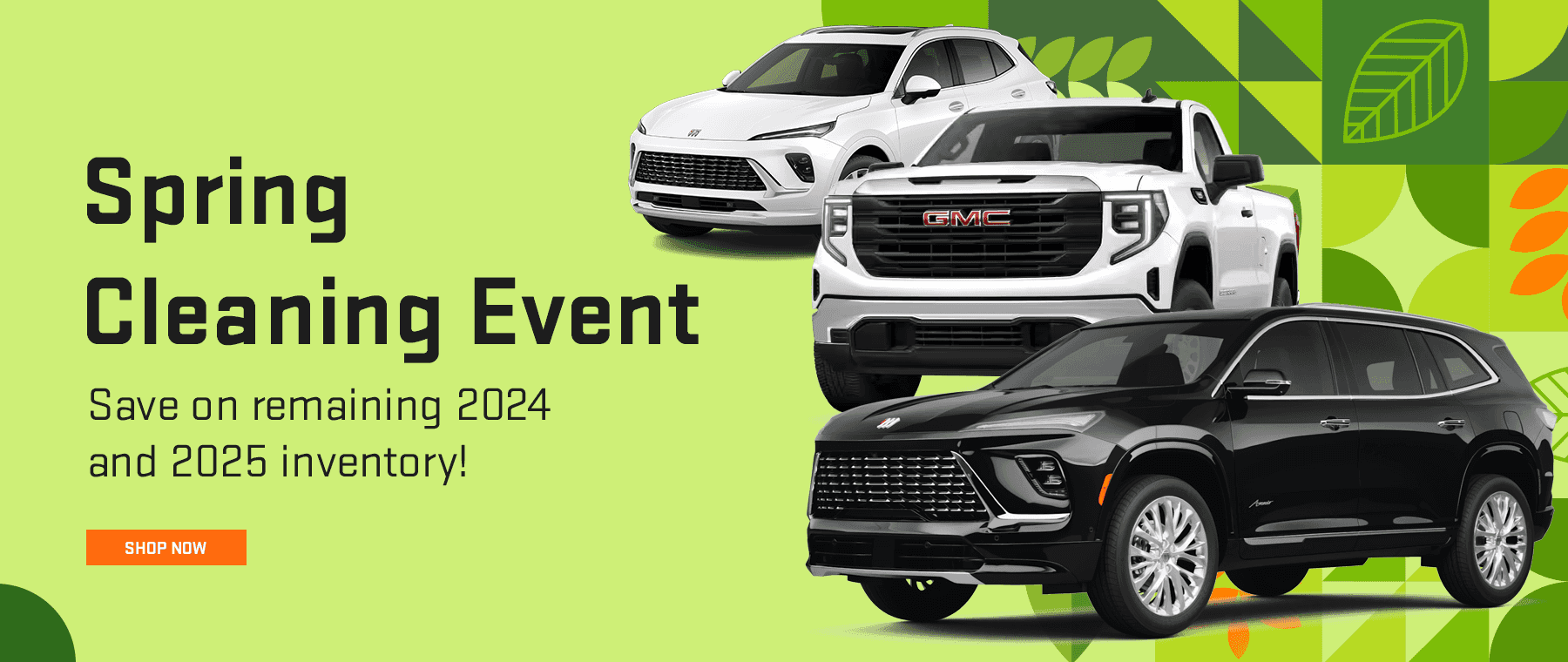Spring Cleaning Event on remaining 2024 and 2025 models