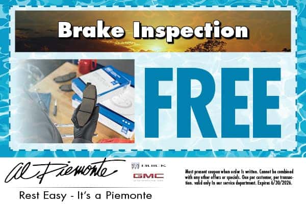 Brake Inspection | Al Piemonte Buick GMC