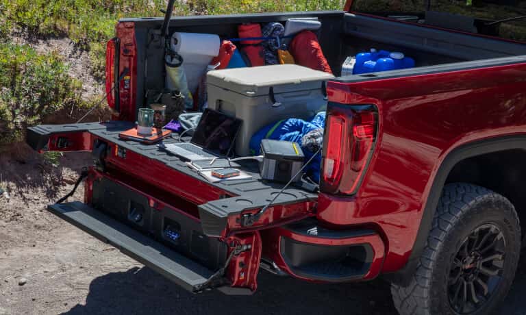 2026 GMC Sierra 1500 bed with cargo