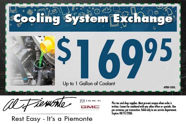 Cooling System Exchange  | Al Piemonte Buick GMC