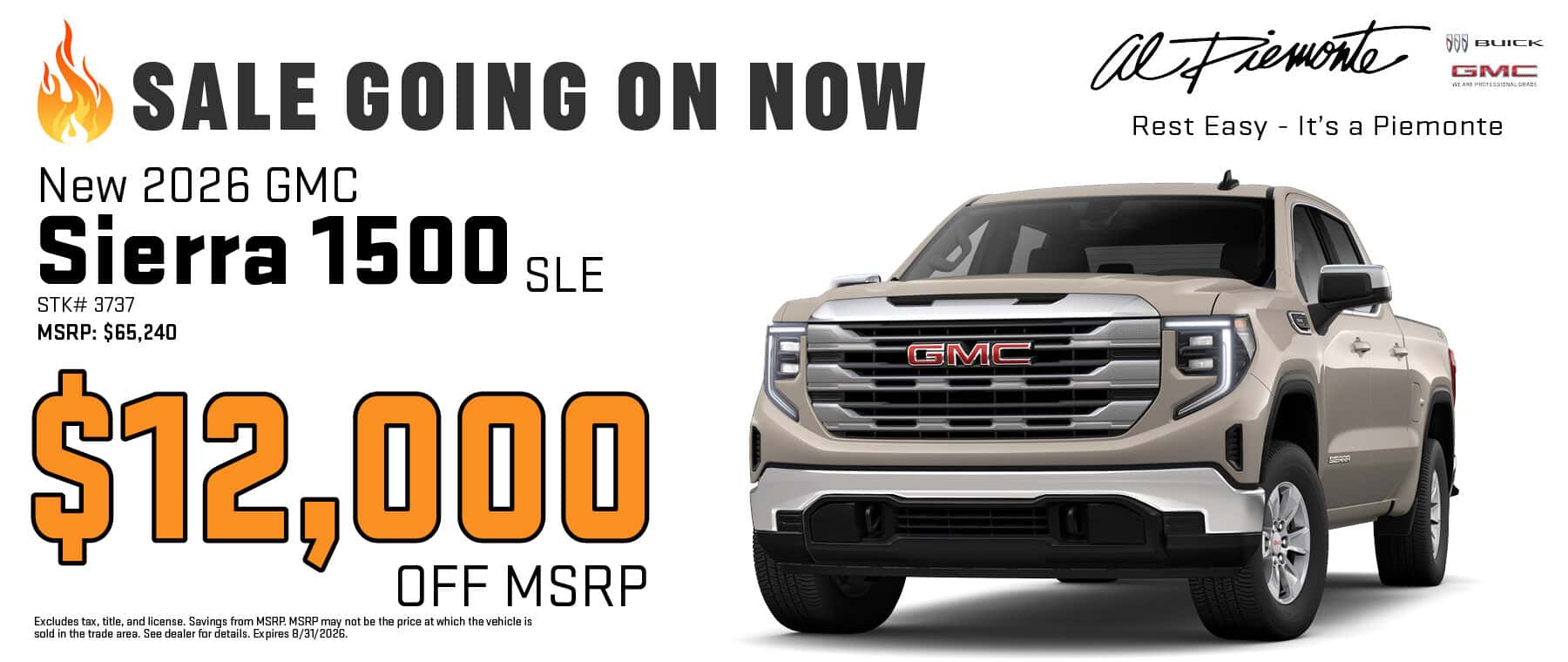 2026 GMC Sierra 1500 | Al Piemonte