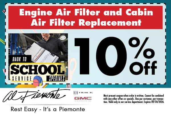 Oil & Filter Change | Al Piemonte Buick GMC