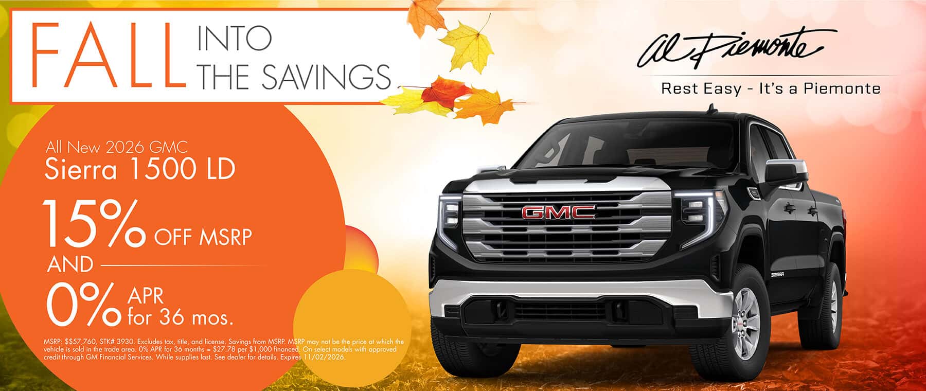 2026 GMC Sierra 1500 | Al Piemonte