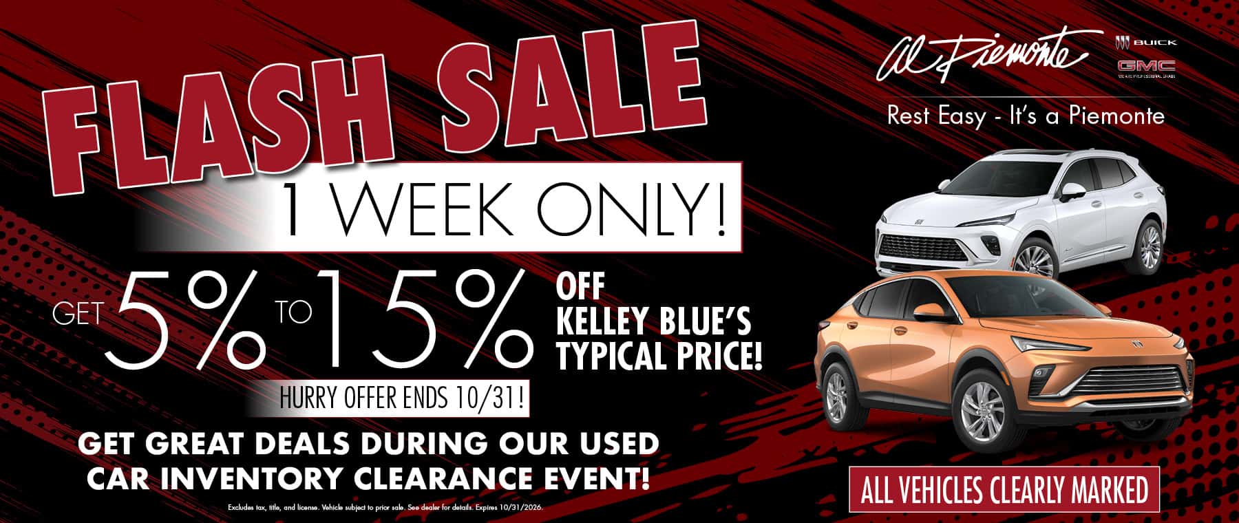 Flash Sale | Al Piemonte