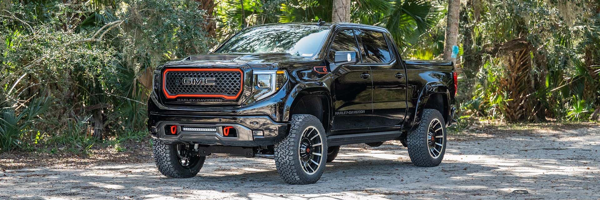 A black 2026 Harley-Davidson GMC Sierra 1500 parked