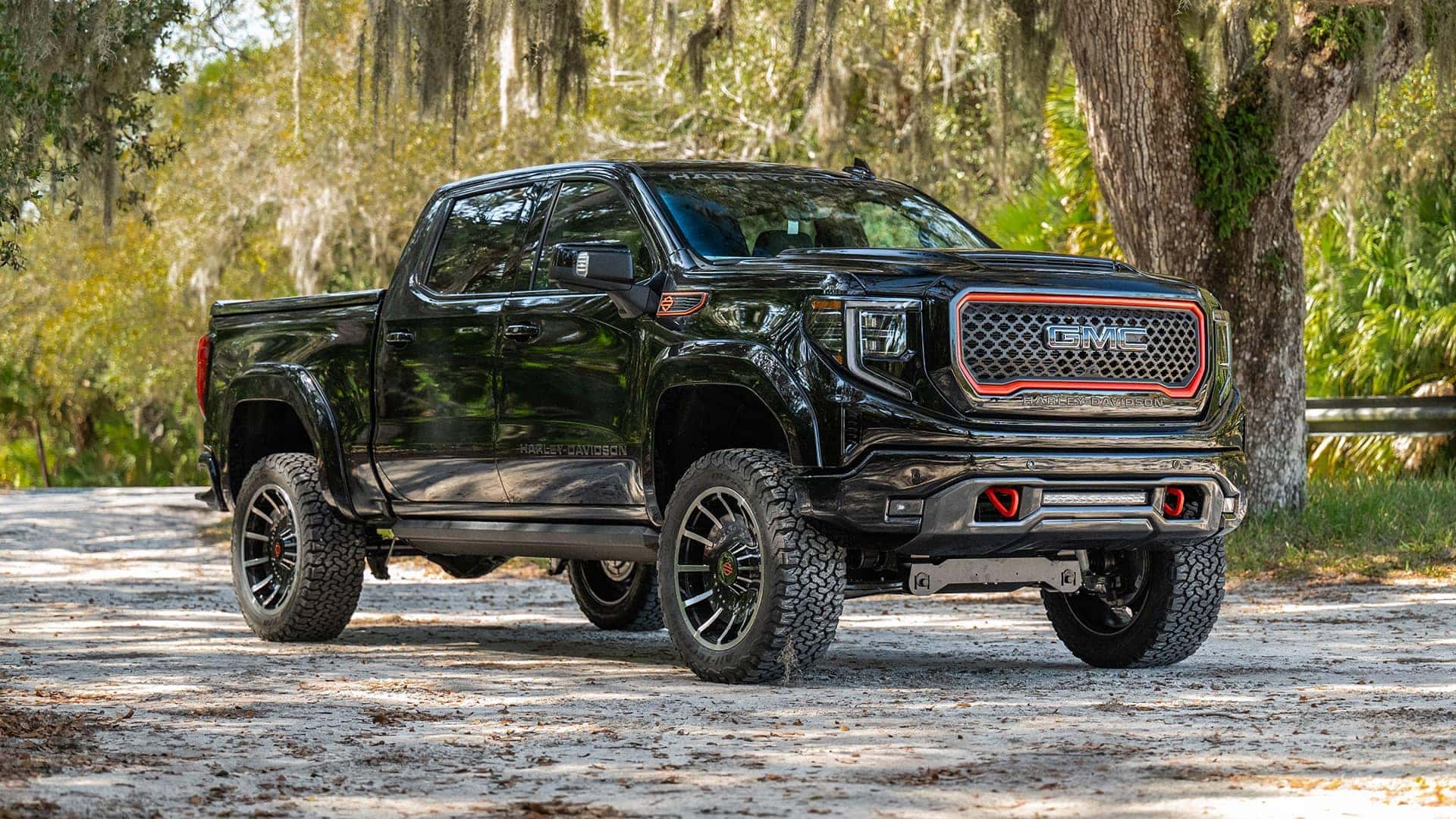 2026 black Harley-Davidson GMC Sierra 1500 parked