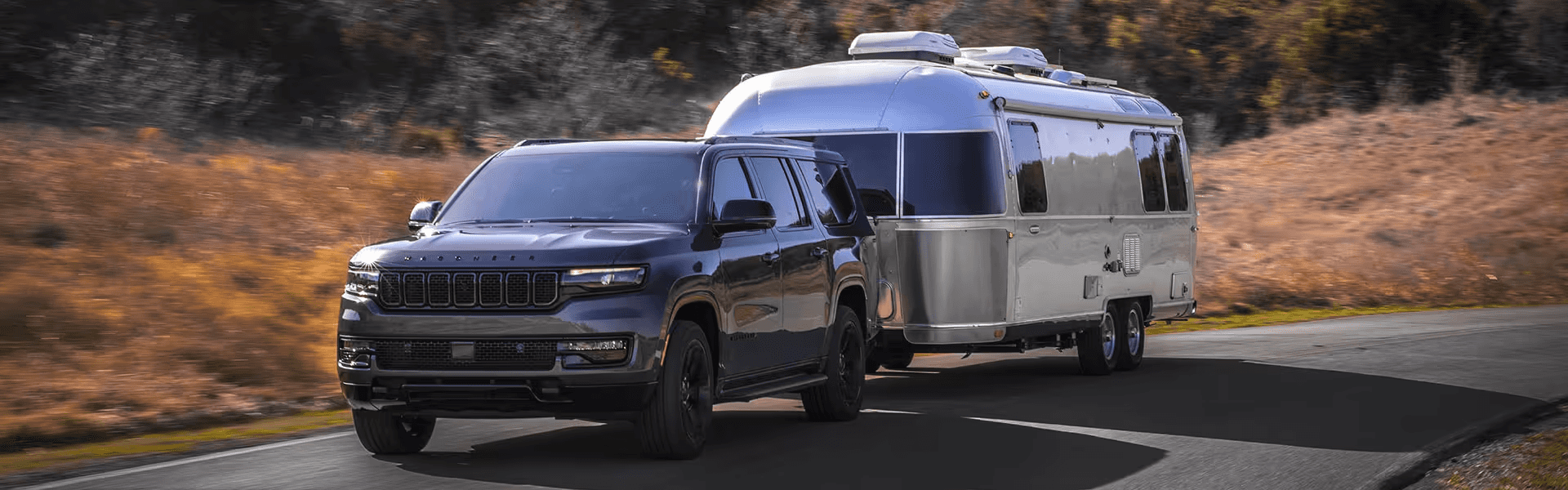 2024 Jeep Wagoneer towing RV