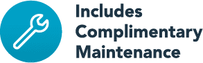 Includes Complimentary Maintenance