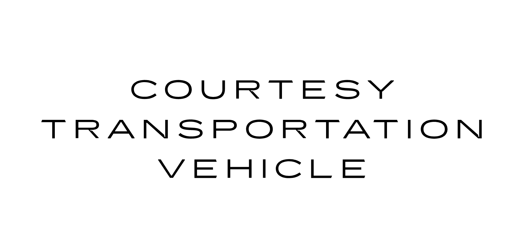 Courtesy Transportation Vehicle Badge